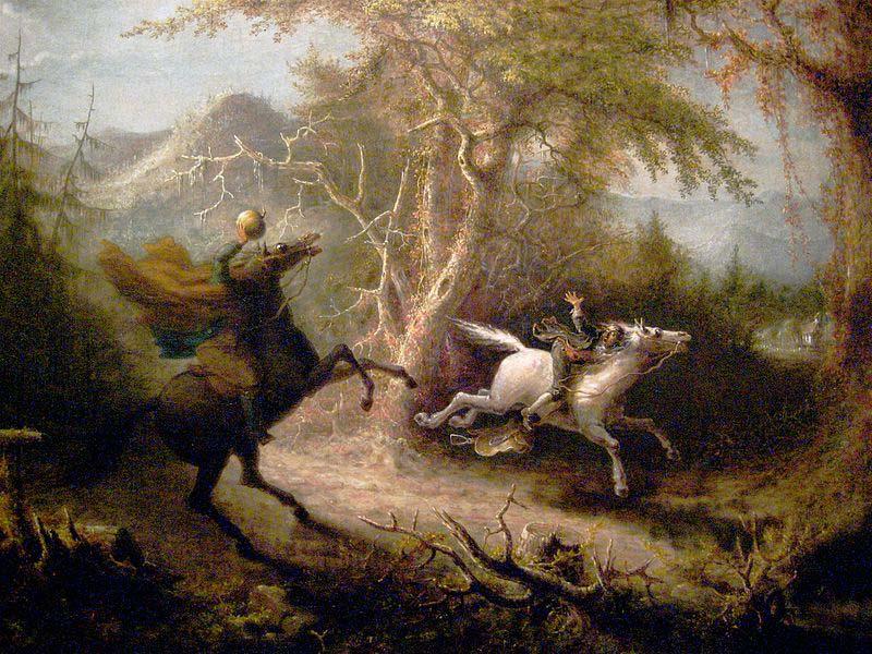 John Quidor The Headless Horseman Pursuing Ichabod Crane Germany oil painting art